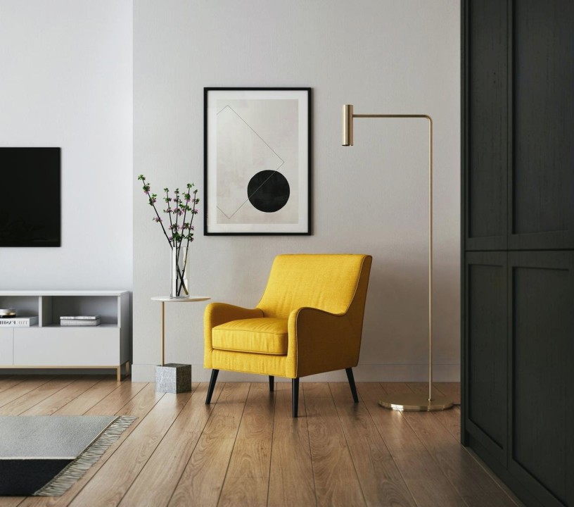 Modernes Badezimmer mit klarer Linienführung
